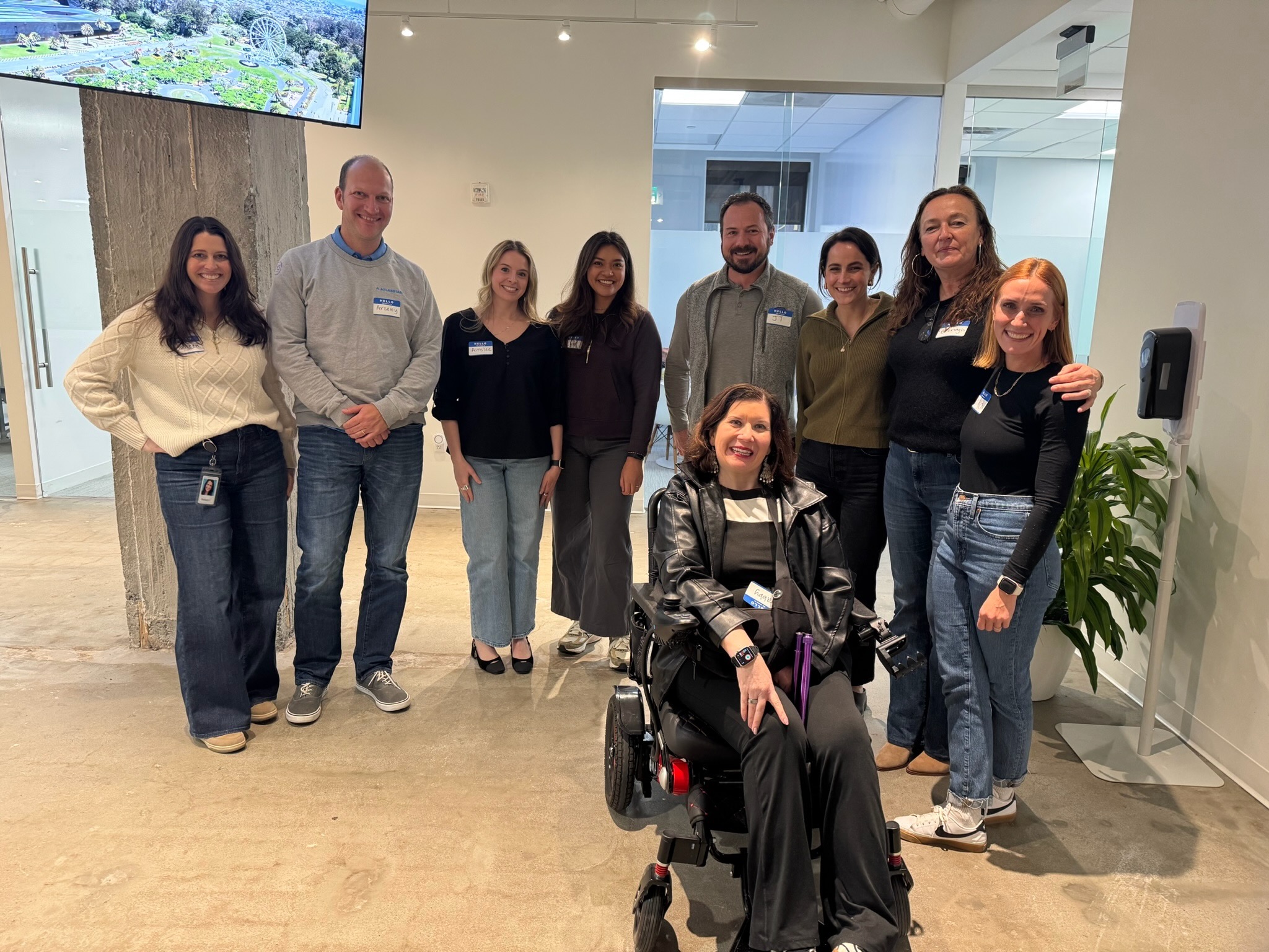 Off the Record members at an office workshop in San Francisco